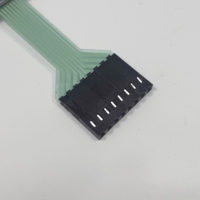 Panneau de commande électronique à membrane en plastique Polydome IP65 personnalisable avec adhésif 1NO pour télécommande d'appareil électroménager