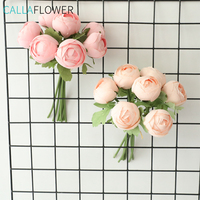 GF16396  Bunga Ranunculus Buatan untuk Dekorasi Pernikahan Grosir, Buket Bunga
