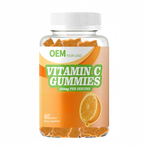 Gomitas de Vitamina C Natural OEM ODM 250mg 60 Unidades a Base de Pectina Marca Privada - Product Image 1