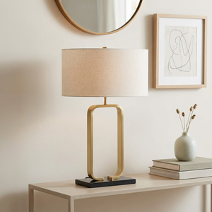 Lampadaire moderne blanc avec abat-jour en papier Empire, base E26, LED 2700K, blanc chaud doux, protection des yeux, IRC 90, pour salon, usage décoratif, AC - Product Image 2