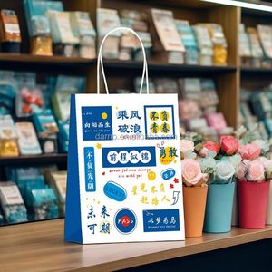 Venta Directa de Fábrica, Bolsas de Papel Kraft para Entrega de Alimentos con Mi Logotipo, Bolsas de Papel Coloridas para Envasado de Alimentos, Panadería, Frituras y Bocadillos - Product Image 6
