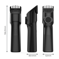 Tondeuse à barbe sans fil PRITECH, contrôle de précision 0,5-15 mm, rasoir pour hommes, tondeuse à cheveux avec poignée ergonomique, rechargeable par Type-C