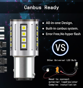 หลอดไฟ LED อัตโนมัติสำหรับรถยนต์รถยนต์ระบบ CANbus Py21w Bay15d Ba15d <span class=keywords><strong>P21w</strong></span> 7440 7443 1156 1157สินค้า OEM - Product Image 3