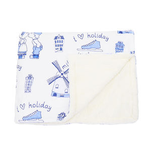 Coowone Mantas personalizadas para mascotas Super Soft Fluffy Premium Fleece Manta para mascotas Franela Pata Impreso Throw para perro Cachorro Gato - Product Image 1