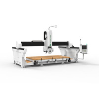 Scie à pont CNC infrarouge 4+1 axes haute précision pour dalles de marbre, granit et quartz