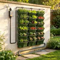 Forest Box Patent V18 Jardinière verticale auto-arrosante pour jardin mural, pour intérieur et extérieur, vente en gros, fournisseur en vrac