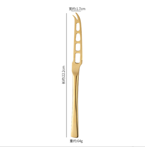 Cuchillo para Queso y Tomate DFS0326, Hoja Dentada de Acero Fino, Mango Grueso Natural, Resistente al Óxido, Fácil de Lavar y Mantener - Product Image 3