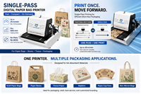 Nouvelle machine d'impression numérique à jet d'encre compacte pour sacs en papier, emballages alimentaires, café, mouchoirs, serviettes et sacs kraft