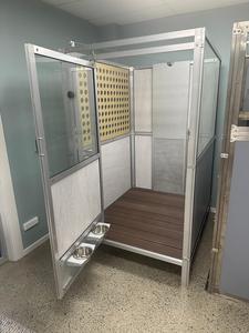 Sang Trọng Vật Nuôi Lồng Hãng Nhà Loại Con Chó Crate Lồng Kennel Pet Nhà Chó Ứng Dụng Kennel Chạy - Product Image 3