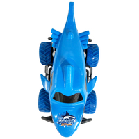 Voiture Requin à Gueule Ouverte 1:43, Jouet à Friction et Inertie