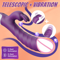 Leistungsstarker Rabbit-Vibrator-Dildo für Frauen, Dual-Vibration, G-Punkt-Klitoris-Stimulation, Masturbator, Vaginalmassagegerät, Sexspielzeug für Erwachsene
