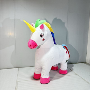 Nouvel An 2026, figurine gonflable en <span class=keywords><strong>mousse</strong></span> de <span class=keywords><strong>petit</strong></span> cheval mignon de dessin animé, simulation, publicité gonflable de Noël, Noël - Product Image 6