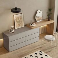 Commode minimaliste moderne meubles de chambre à coucher panneau de bois de haute qualité pour hôtel ou salon avec fonctions de stockage en gros