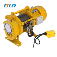 Treuil électrique à câble métallique en vente chaude, palan électrique à télécommande, mini palan électrique à chaîne de 1 tonne, palan électrique avec télécommande