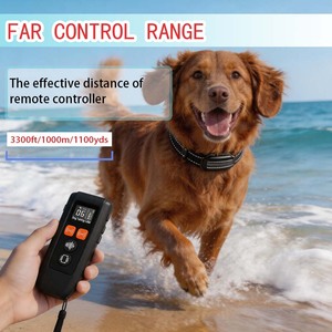 Smart Electric Dog Training Collar with <b>Vibration</b> and Shock Modes Rechargeable IPX7 Waterproof for Dogs - Product Image 4