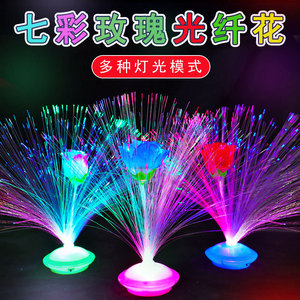 Luces de fibra óptica, lámpara de cielo estrellado, luz nocturna que cambia de color para decoración de fiestas, juguete juvenil, juguete eléctrico de plástico - Product Image 4