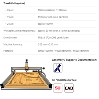 20% de réduction BulkMan3D Lead CNC Kit complet avec contrôleur Narduino Micro GRBL, moteurs en boucle ouverte 2.45N.m, machine de gravure et de fraisage du bois 4 axes