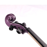 Chinese Factory Offers Colorful Plywood Violins for Beginners Available in Pink Black Purple
