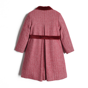 Nuovi Cappotti Lunghi in Cotone per Bambine 2026, Stile Inglese, Giacche <span class=keywords><strong>Invernali</strong></span> Spesse per Bambini, Abbigliamento Esterno per Bambini Piccoli - Product Image 2