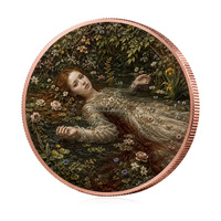 Pièce de monnaie de défi ronde personnalisée en cuivre fin 999 de 1 oz pour la vente en gros aux acheteurs de cadeaux