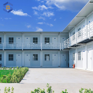 Dormitorio Container per Studenti, Alloggio Prefabbricato da 20 Piedi con 4 Letti a Castello per Campus, Casa Modulare di Lusso con <span class=keywords><strong>Camera</strong></span> da Letto Doppia - Product Image 2