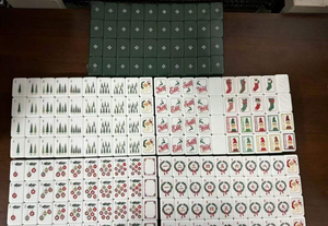 Juego de Mahjong Americano de Lujo Moderno de 4 Capas, Fichas de Acrílico Verdes, Portátil, Diseño Personalizado, Regalo Navideño para Entretenimiento - Product Image 3