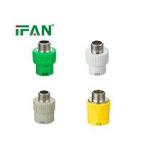 Raccords PPR de haute qualité IFAN, filetés mâle et femelle, PN25, pour la construction