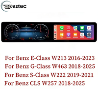 UPSZTEC Écran double 24,6 pouces W463 W218 W213 CLA Autoradio Android GPS Lecteur multimédia pour Mercedes Benz a E CLS Classe G