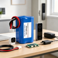 Paket Baterai Lithium 7.4V 3200mAh untuk Elektronik Konsumen, Headphone Bluetooth, dan Power Bank, serta Peralatan Listrik