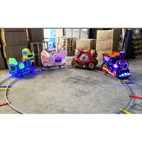 Petit train électrique pour enfants, équipement de parc d'attractions, mini-train électrique pour enfants, train électrique à chevaucher pour parc d'attractions
