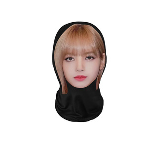 Máscara Facial Completa con Estampado Digital de Celebridades, Divertida para Bromas, Día de los Inocentes, Fiestas, Ciclismo - Product Image 1