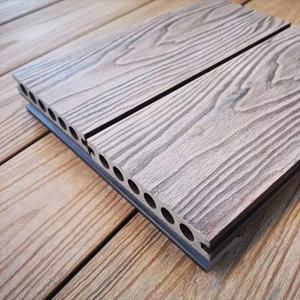 Wpc kompozit zemin kaplaması tahıl yüzey güverte tahıl ahşap plastik kompozit zemin döşemesi - Product Image 2