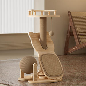 Penjualan langsung dari pabrik hewan peliharaan multi-lapis kustom papan garuk kucing mainan rangka panjat dalam satu kucing multifungsi - Product Image 4