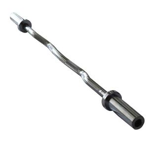 Venta al por mayor de fábrica 47 ''<span class=keywords><strong>EZ</strong></span> Bar <span class=keywords><strong>Curl</strong></span> Halterofilia <span class=keywords><strong>EZ</strong></span> Barbell Bar para rizos de bíceps y extensiones de tríceps - Product Image 1