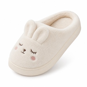 Pantuflas de Peluche con Punta Cerrada y Talón Descubierto <span class=keywords><strong>ACCIO</strong></span>, con Orejas de Conejo 3D y Cara Bordada - Product Image 1