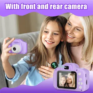 Câmera de vídeo digital para crianças, mini câmera de vídeo IPS X2 com tela HD 720P 1080P, brinquedo para presente, Camara de Ninos