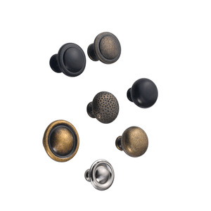 Furniture Handle And <b>Knob</b> Round Zinc Alloy Single-hole Cabinet Chinese Style Antique Bronze Easy Installation - Product Image 5