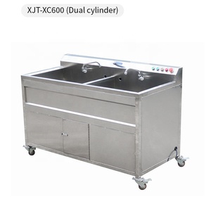 Machine industrielle de nettoyage à bulles entièrement automatique en acier inoxydable pour le lavage des feuilles des fruits et légumes - Product Image 3