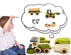 Juego <span class=keywords><strong>de</strong></span> tractor <span class=keywords><strong>de</strong></span> <span class=keywords><strong>juguete</strong></span> <span class=keywords><strong>de</strong></span> granja-Animales <span class=keywords><strong>de</strong></span> granja <span class=keywords><strong>de</strong></span> plástico, cerca y vehículo <span class=keywords><strong>de</strong></span> granjero con taladro-Camión <span class=keywords><strong>de</strong></span> <span class=keywords><strong>juguete</strong></span> con caballo - Product Image 4