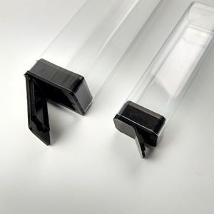 <b>Plastic</b> Rectangular <b>Tubes</b> Customizable Length 0.4-0.5mm Wall Thickness Ultrasonic Sealing General Packaging - Product Image 3