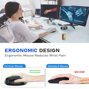 Chuột không dây đa chế độ E-YOOSO, giá thấp, số lượng đặt hàng tối thiểu thấp, <span class=keywords><strong>5</strong></span> nút, tương thích, DPI có thể điều chỉnh 4800, sạc lại được, thiết kế công thái học - Product Image 2