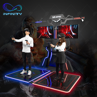 Offre Spéciale de jeu de la plate-forme VR de simulateur de la machine VR de jeu de tir de parc à thème VR