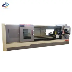 3 metri di lunghezza di tornitura 105mm foro mandrino personalizzato CK6180 tornio CNC macchina turnig in metallo