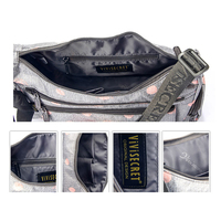 Sac à main de voyage personnalisé en polyester, sac à langer élégant et imperméable pour maman, idéal pour adultes et bébés