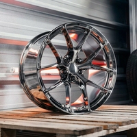 Rines Forjados Forgex 5x112 5x114.3 5x120 de 18, 19 y 20 Pulgadas, Modelo RF2 Pulido de 5 Radios, Rines de Aluminio Forjado para BMW M3 M4 Modelo 3