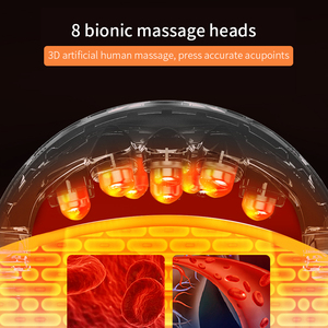 Masajeador Eléctrico Shiatsu OEM para Cuello y Hombros con Funciones Inteligentes de Alivio del Dolor, Incluye Calor y Frío - Product Image 3