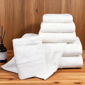 Wholesale Hotel Luxury <b>Bath</b> <b>Set</b> 100% Cotton Face <b>Towels</b> Cotton Hand <b>Towels</b> Hotel Luxury Plush Hospitality <b>Towels</b> Quick Dry <b>Bath</b> - Product Image 4