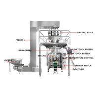 14 Years Experience Factory Customized Fully Automatic Multi-function Weighing Snack Packaging Machine for Europe North America