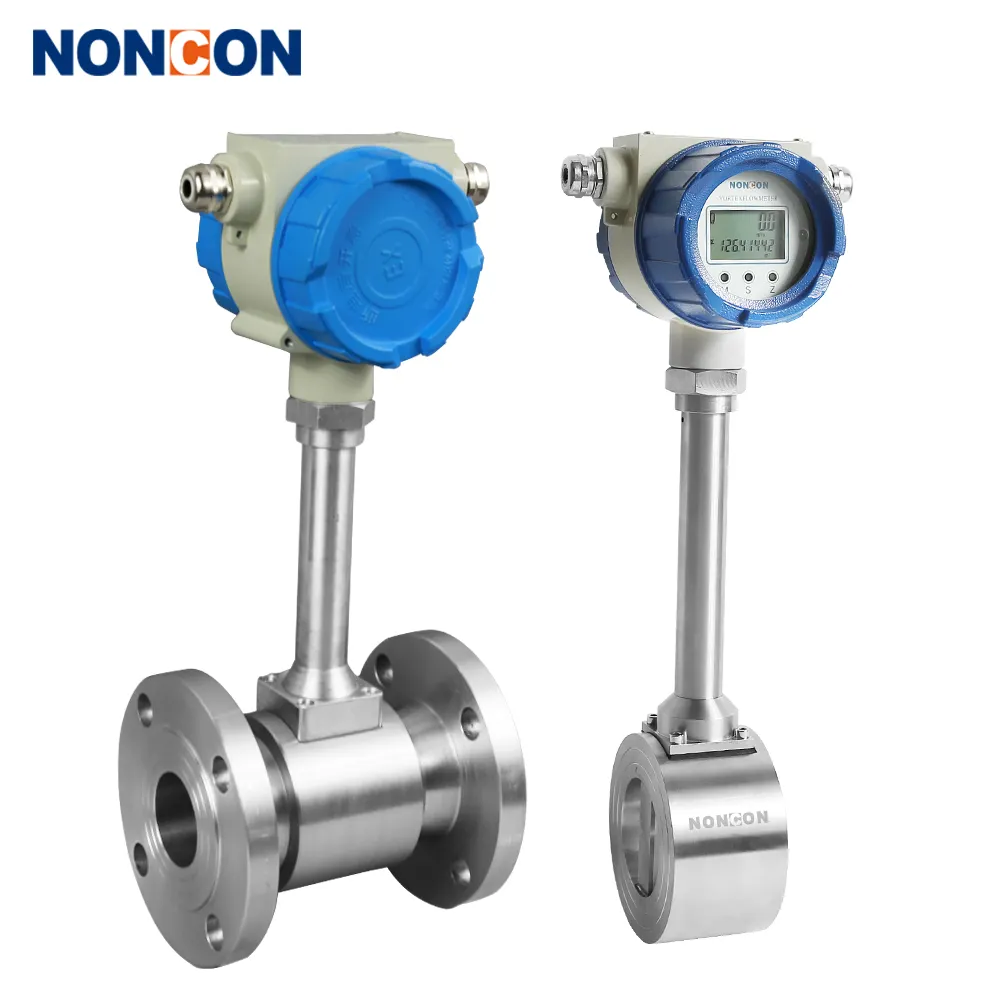 DN100 N2แก๊สFlow Meter Lpg Compressed Air Vortexหม้อไอน้ำไอน้ำFlowmeterราคา