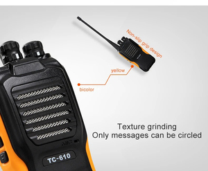 TC610-Walkie Talkie de mano, radio bidireccional analógica, VHF, UHF, intercomunicador digital, radio de <span class=keywords><strong>2</strong></span> vías, <span class=keywords><strong>HYT</strong></span>, de dos vías - Product Image 6